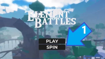 Botón giratorio de Element Battles