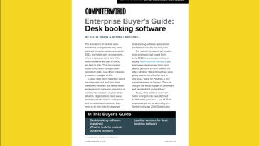 Descargue nuestra guía de compra de software de reserva de escritorios para empresas