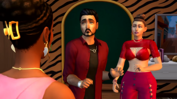 Una confrontación desordenada en Los Sims 4 Enamorados.
