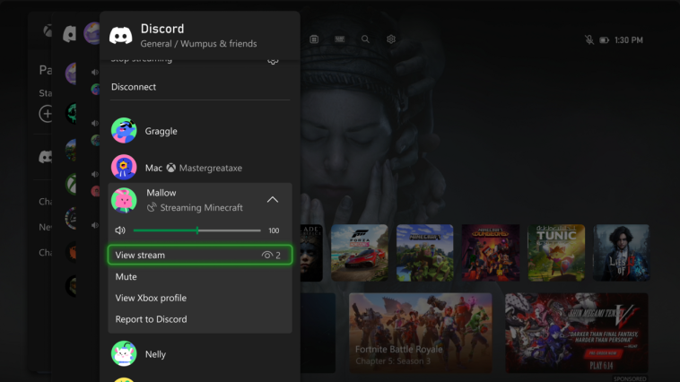 Microsoft muestra cómo los jugadores de Xbox pueden ver transmisiones de Discord desde sus consolas.