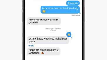 ¿Se detendrá Apple en Mensajes vía Satélite?