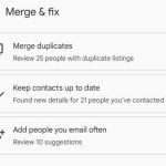 Contactos de Google Android: fusionar y reparar