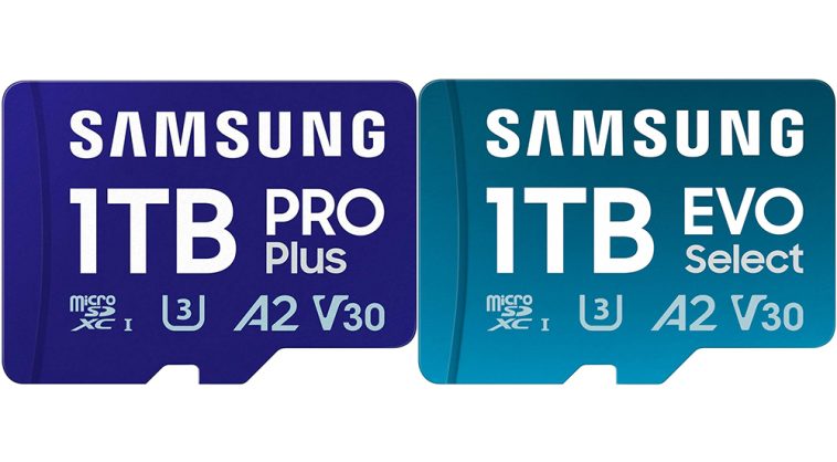 Tarjetas microSD Samsung 1TB Pro Plus y 1TB Evo Select