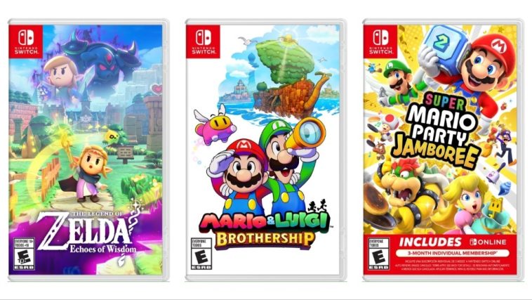 Zelda: Echoes of Wisdom, Mario & Luigi: Brothership y Super Mario Party Jamboree