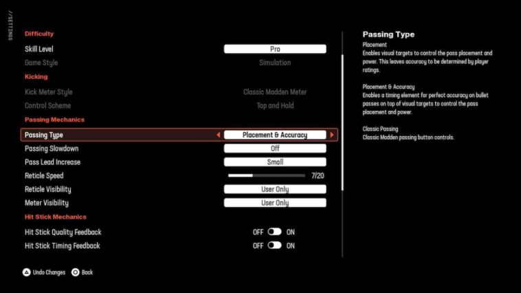 Las mejores configuraciones y mecánicas de pases en Madden Nfl 25