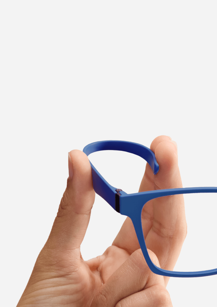 Primer plano de las gafas Zenni