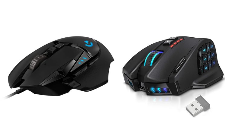 Ratones para juegos Logitech G502 Hero y UtechSmart Venus Pro