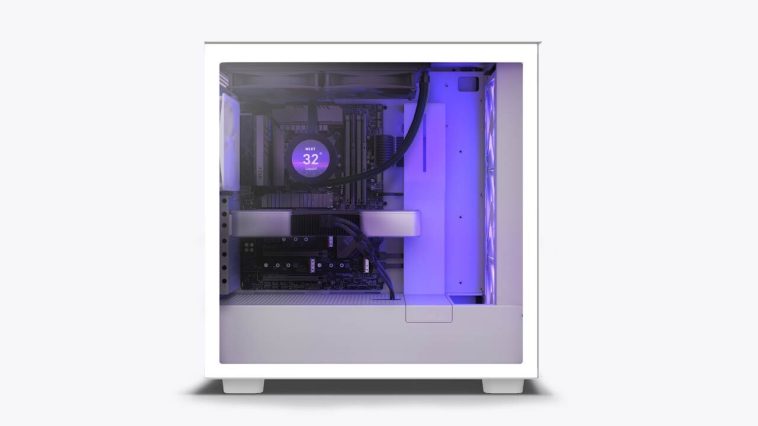 Uno de los modelos de PC para juegos NZXT disponibles para alquilar.