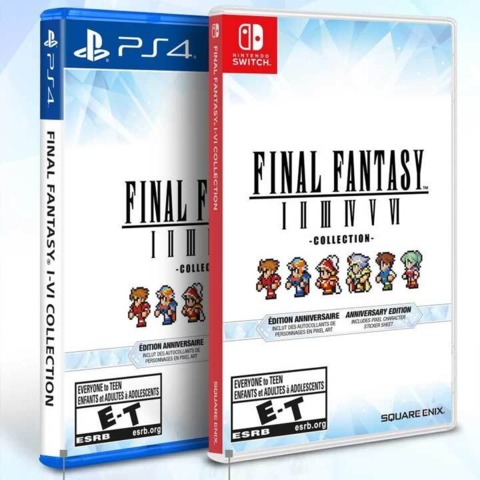 Reservas anticipadas de Final Fantasy Pixel Remaster Collection Anniversary Edition disponibles en Amazon