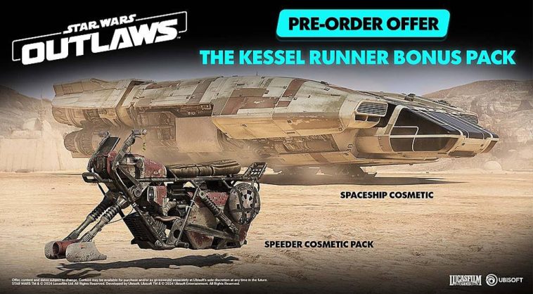 Bono de reserva del DLC Kessel Runner de Star Wars Outlaws