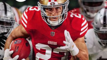 Christian McCaffrey, atleta de portada de Madden 25, se lesiona y se perderá cuatro partidos