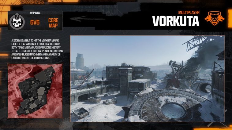 Mapa multijugador de Vorkuta en Black Ops 6