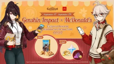 Información de la colaboración entre Genshin Impact y Mcdonald's