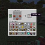 La receta para elaborar la Maceta en Minecraft