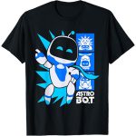 Camiseta con pose de victoria de Ripple Junction x Astro Bot