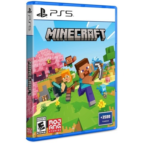 La edición física de Minecraft para PS5 cuesta 30 dólares y viene con 20 dólares de moneda del juego