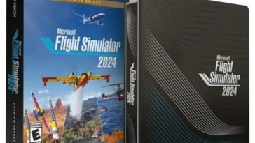 Microsoft Flight Simulator 2024 Premium Edition viene con un estuche de acero gigante y sin disco