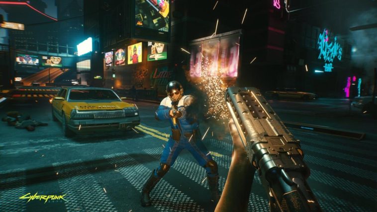 Una escena de Cyberpunk 2077