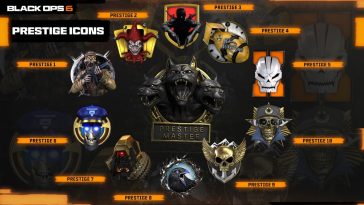 Iconos de prestigio de Black Ops 6