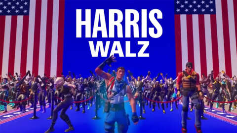 Kamala Harris y Tim Walz lanzan su propio mapa de Fortnite