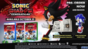 Bonificaciones por reserva de Sonic X Shadow Generations