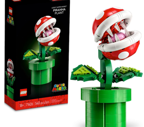 La planta Lego Super Mario Piranha cae al mejor precio hasta ahora en Amazon