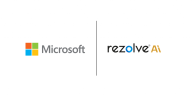 Logotipos de Microsoft y Rezolve AI