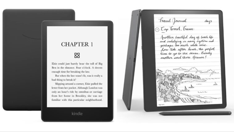 Kindle Paperwhite y Kindle Scribe