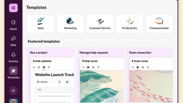 Slack agrega plantillas para ayudar a los usuarios a iniciar proyectos más rápido