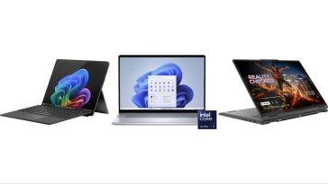 Microsoft Surface, Dell Inspiron y Lenovo Yoga 7i