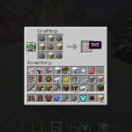 La receta de elaboración de TNT en Minecraft