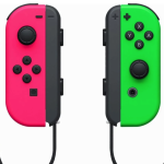 Joy-Con de Nintendo Switch - Rosa neón/Verde