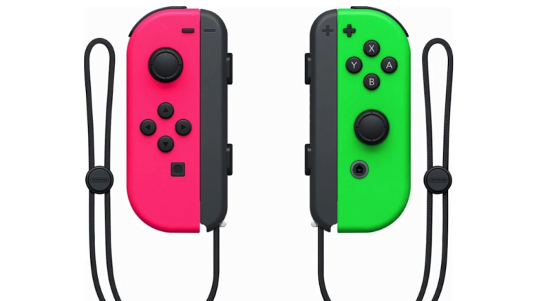 Joy-Con de Nintendo Switch - Rosa neón/Verde