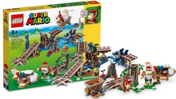 Paseo en carro minero de Lego Diddy Kong