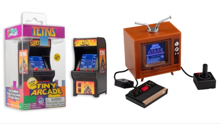 Tetris y Atari 2600 pequeñas salas de juego