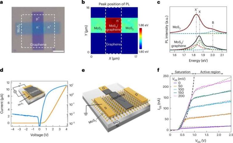 Un transistor de unión interfacial de van der Waals de puertas múltiples para crear controladores difusos reconfigurables