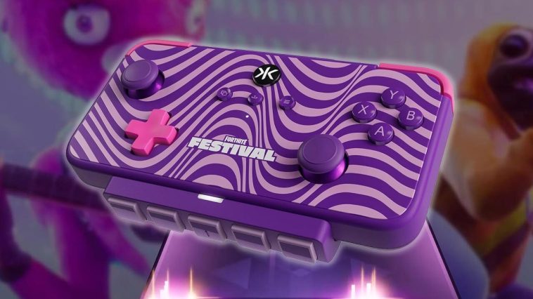 Controlador CRKD Neo S Purple Wave: Edición Festival Fortnite