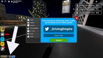 Cómo canjear códigos para Driving Empire.