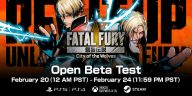 La prueba beta de Fatal Fury está establecida para el 20 al 24 de febrero.