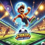 La estrella de portada de Mario-adjacente de Mariostro Strikers Soccer League.