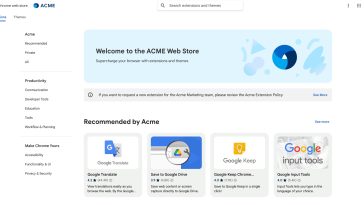 Las empresas obtienen su propia versión de Chrome Web Store