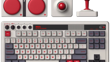 Obtenga el fantástico teclado mecánico con temática de NES de 8BitDo con joystick por solo $ 70