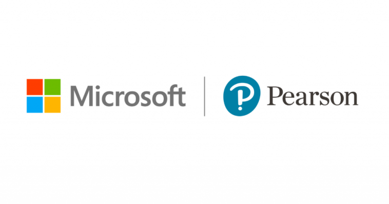 Logotipos de Microsoft y Pearson