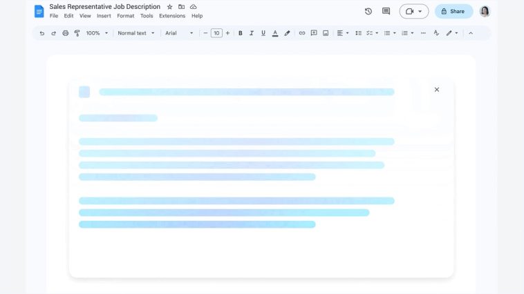 Cómo usar Gemini AI para escribir (y reescribir) en Google Docs y Gmail