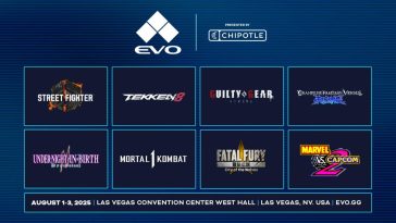 La alineación de juegos EVO 2025