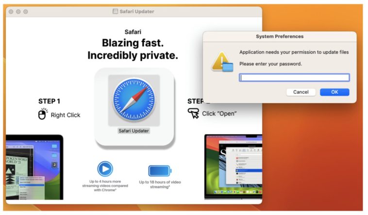 Haga clic con el botón derecho de los MacOS Gatekeeper.