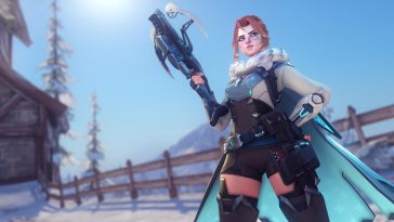 Freya ejerce una ballesta explosiva y un lanzador de bola que puede unir a los enemigos.