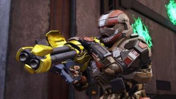 Halo Infinite no tiene un cañón de barra de combustible, pero tendrá un cohete que dispara barras de combustible