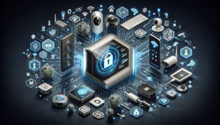 Seguridad del hogar inteligente mejorada con IoT artificial y wifi