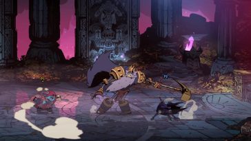 Galandra y Karl luchan contra un sirviente de Azra